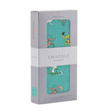 Go, Dog. Go! Bamboo Muslin Swaddle - HoneyBug 