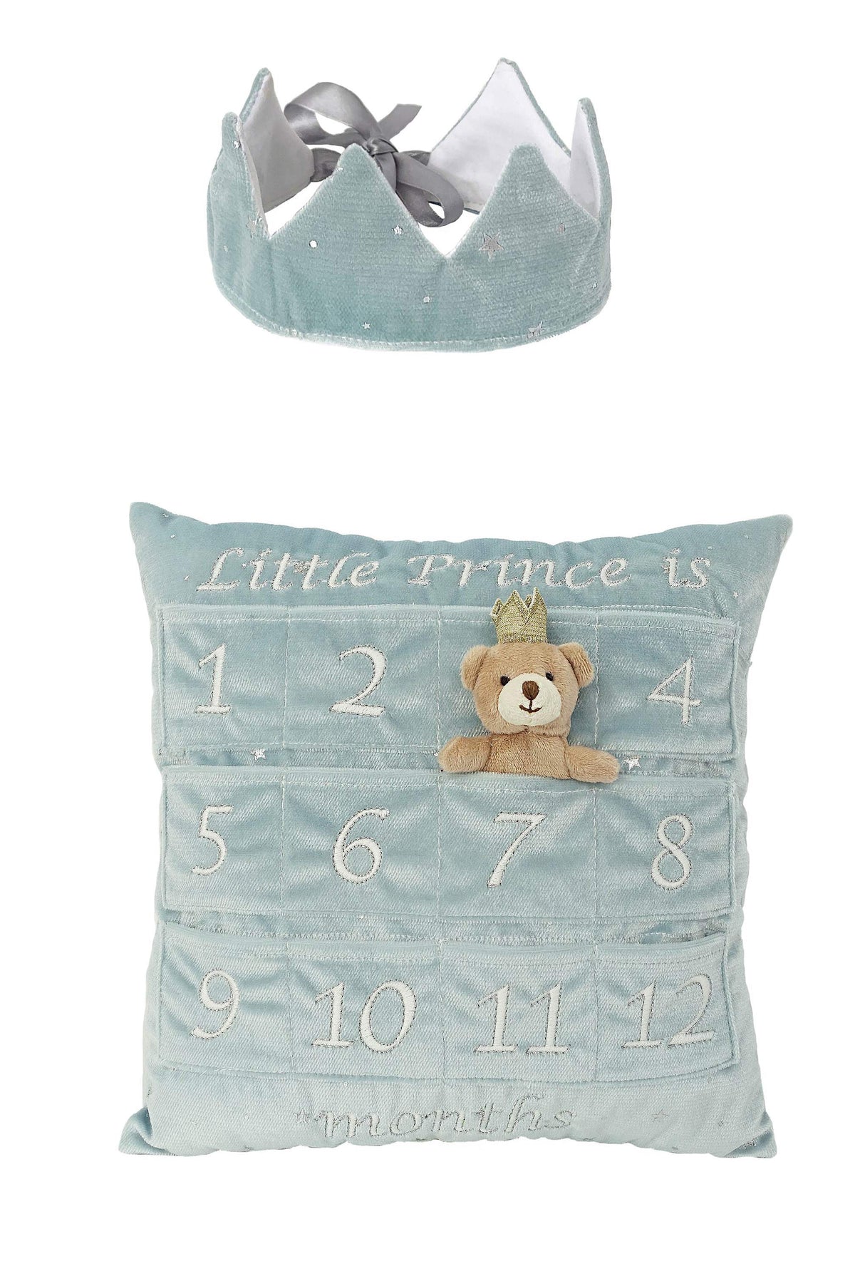 Princess First Year Pillow & Crown Gift Set - HoneyBug 
