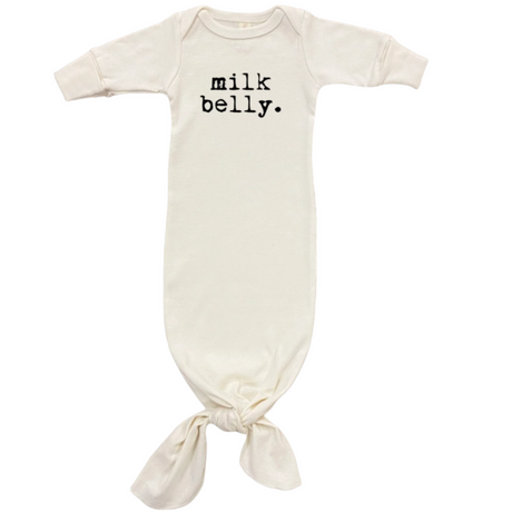 Milk Belly - Organic Infant Gown - HoneyBug 