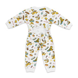 Garfield: Snack Attack Bamboo Terry Daywear Romper - HoneyBug 