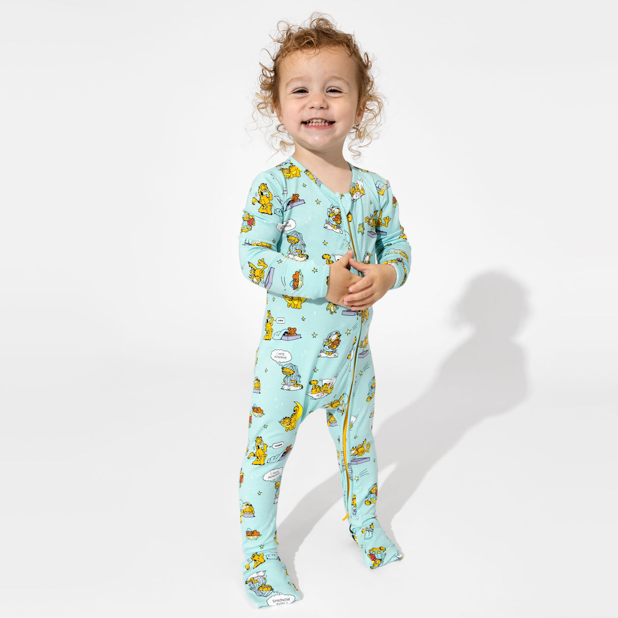 Garfield: Lazy Mondays Bamboo Convertible Footie - HoneyBug 