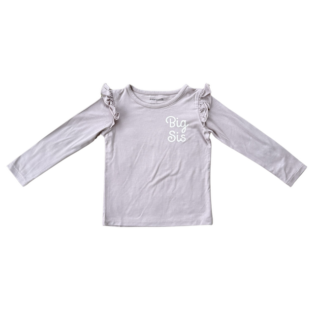 Girl's Long Sleeve Ruffle Top - HoneyBug 