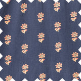 Girls' Long Sleeves Dress with Velvet Tie | Adelaide Orange Floral - HoneyBug 