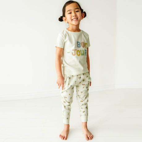 Organic Kids T-Shirts - Bonjour - HoneyBug 