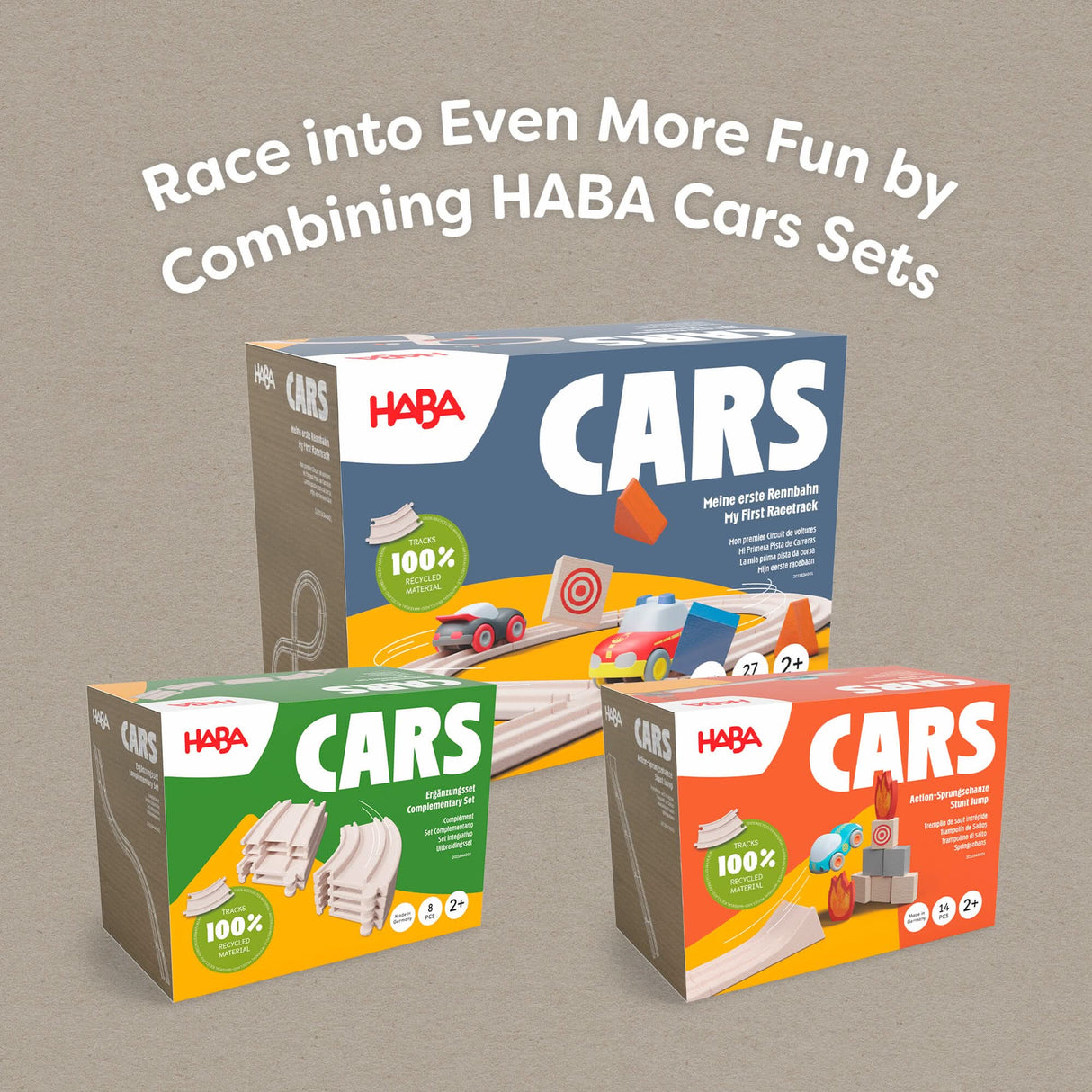HABA Cars - Stunt Jump - HoneyBug 