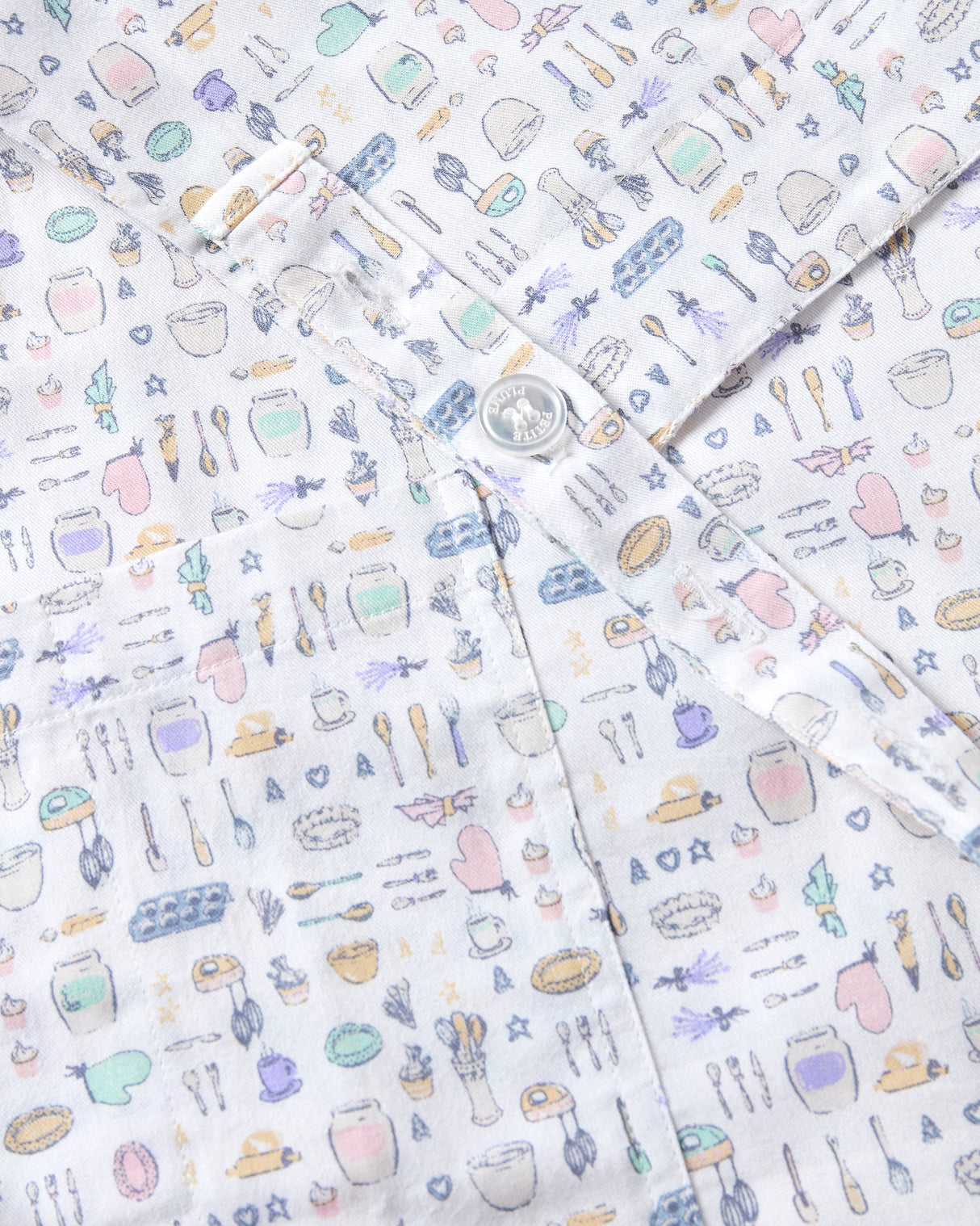 Adult's Twill Apron in Baking Spirits Bright - HoneyBug 