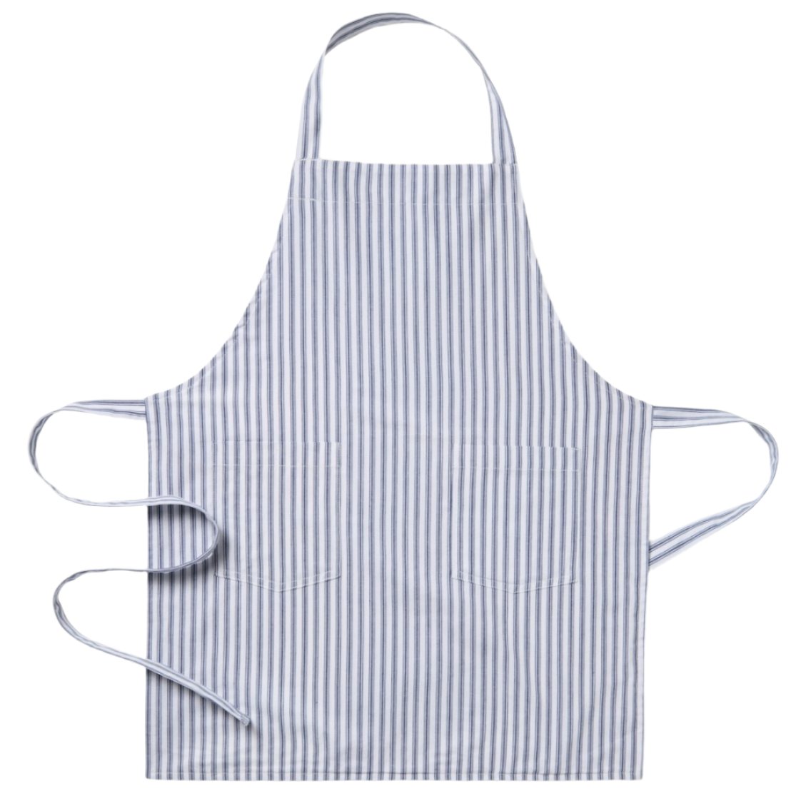 Kid's Apron in Navy French Ticking