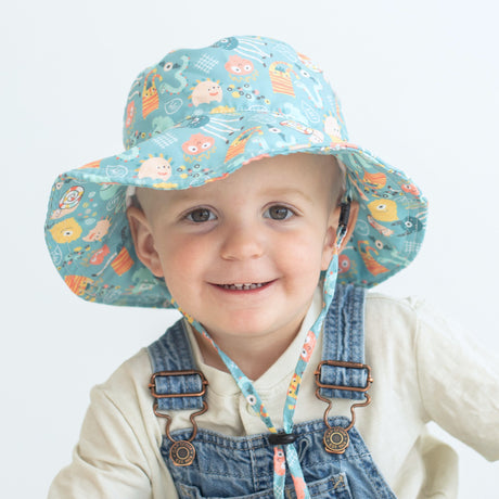 Baby & Kid Sun Hat - Monster Party