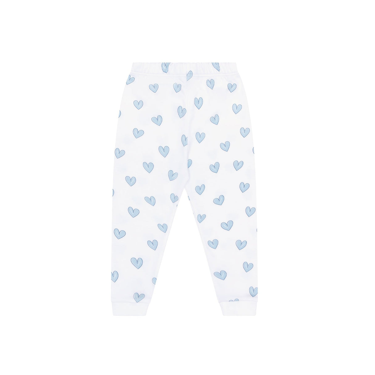 Blue Heart Print Pajama - HoneyBug 