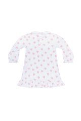 Pink Heart Print Long Sleeve Playtime - HoneyBug 