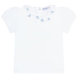 Blue Heart Print Tee