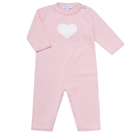 Heart Knit Bodysuit - HoneyBug 