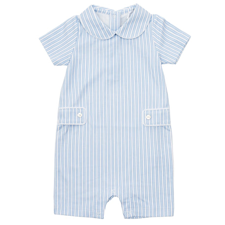 Henry Boys' Pima Cotton Shortall - Classic Stripe - HoneyBug 