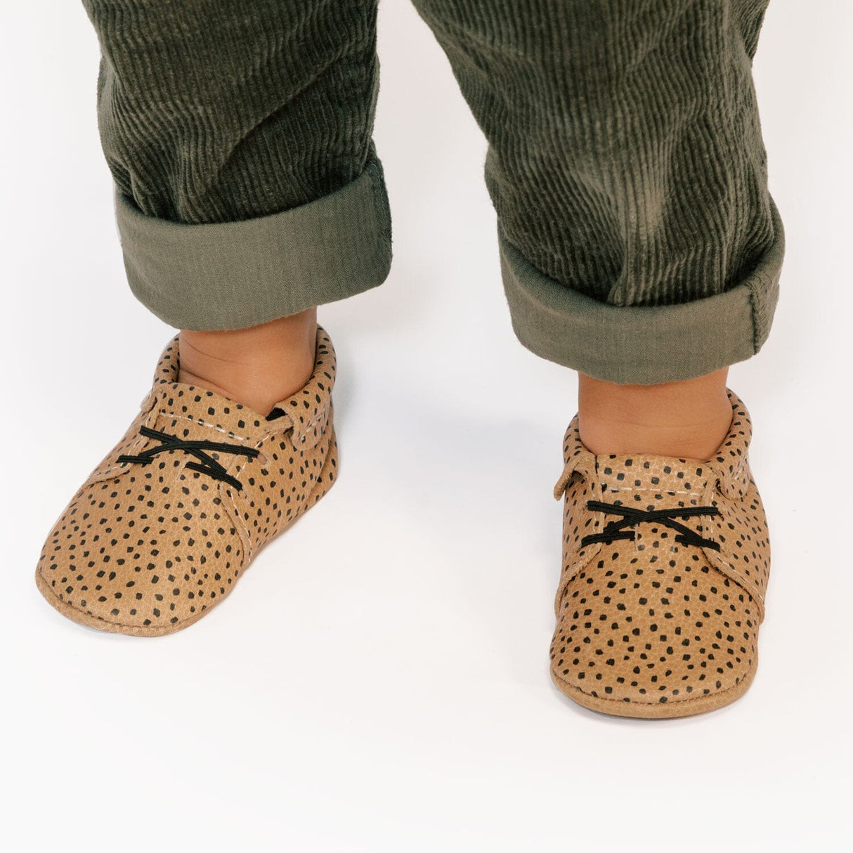 Almond Speckles Oxford Baby Shoe - HoneyBug 