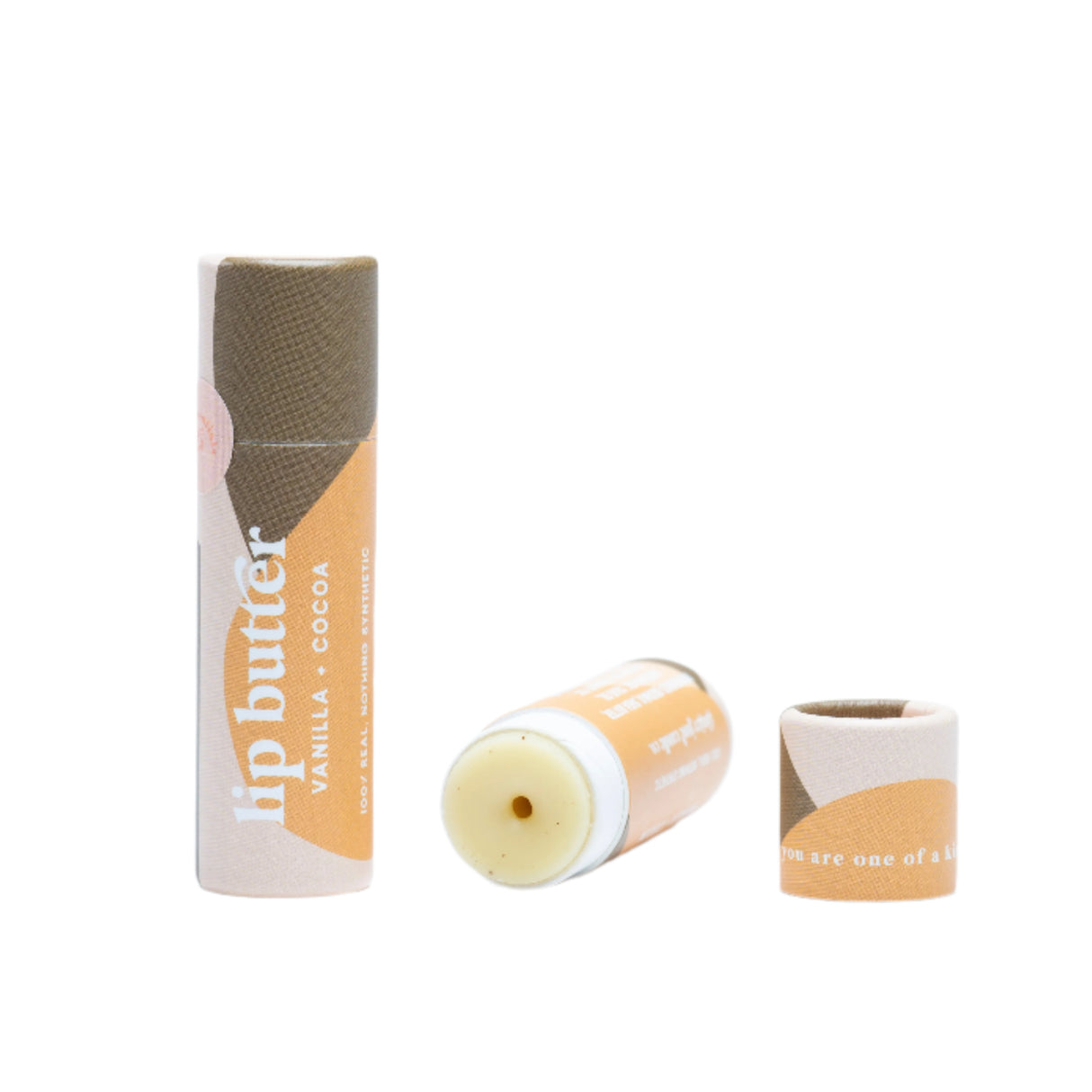 Lip Butter • Vanilla & Cocoa • Moisture Rich & Glossy Enhanced with Olive Squalane - HoneyBug 