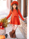 Autumn Harvest Girls Top and Legging Set