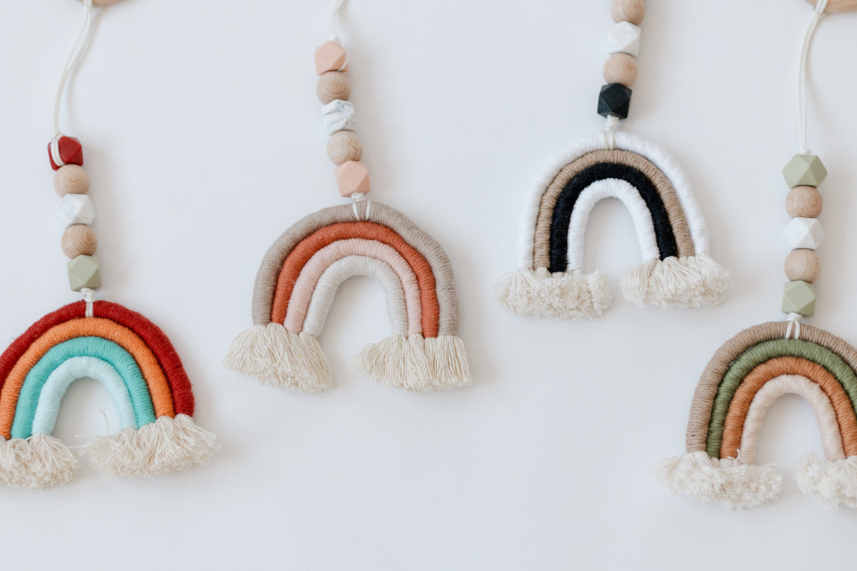 Rainbow Carseat Garland/Gym Toy/Car Ornament