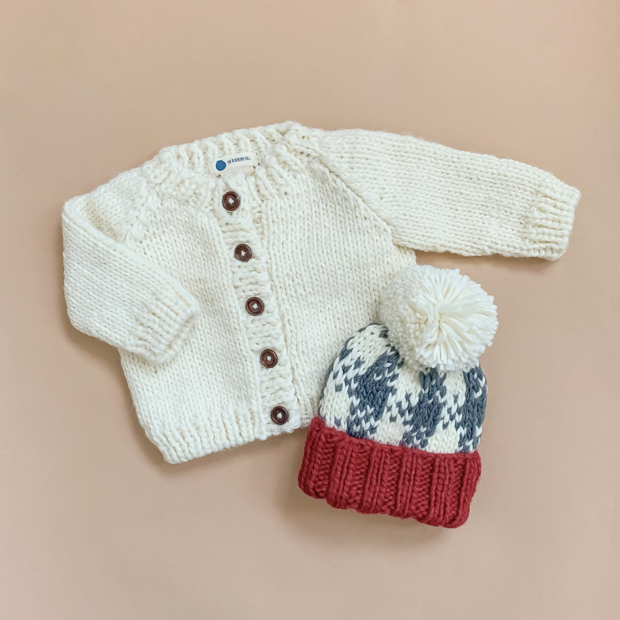 Classic Cardigan - Cream - HoneyBug 