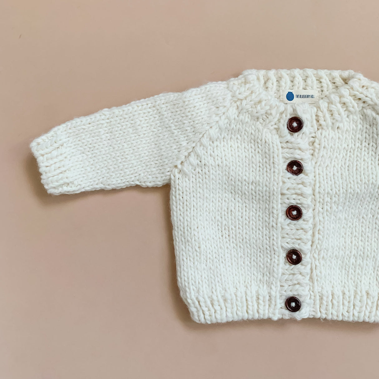 Classic Cardigan - Cream - HoneyBug 