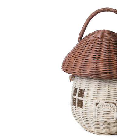 Mushroom House Basket - HoneyBug 