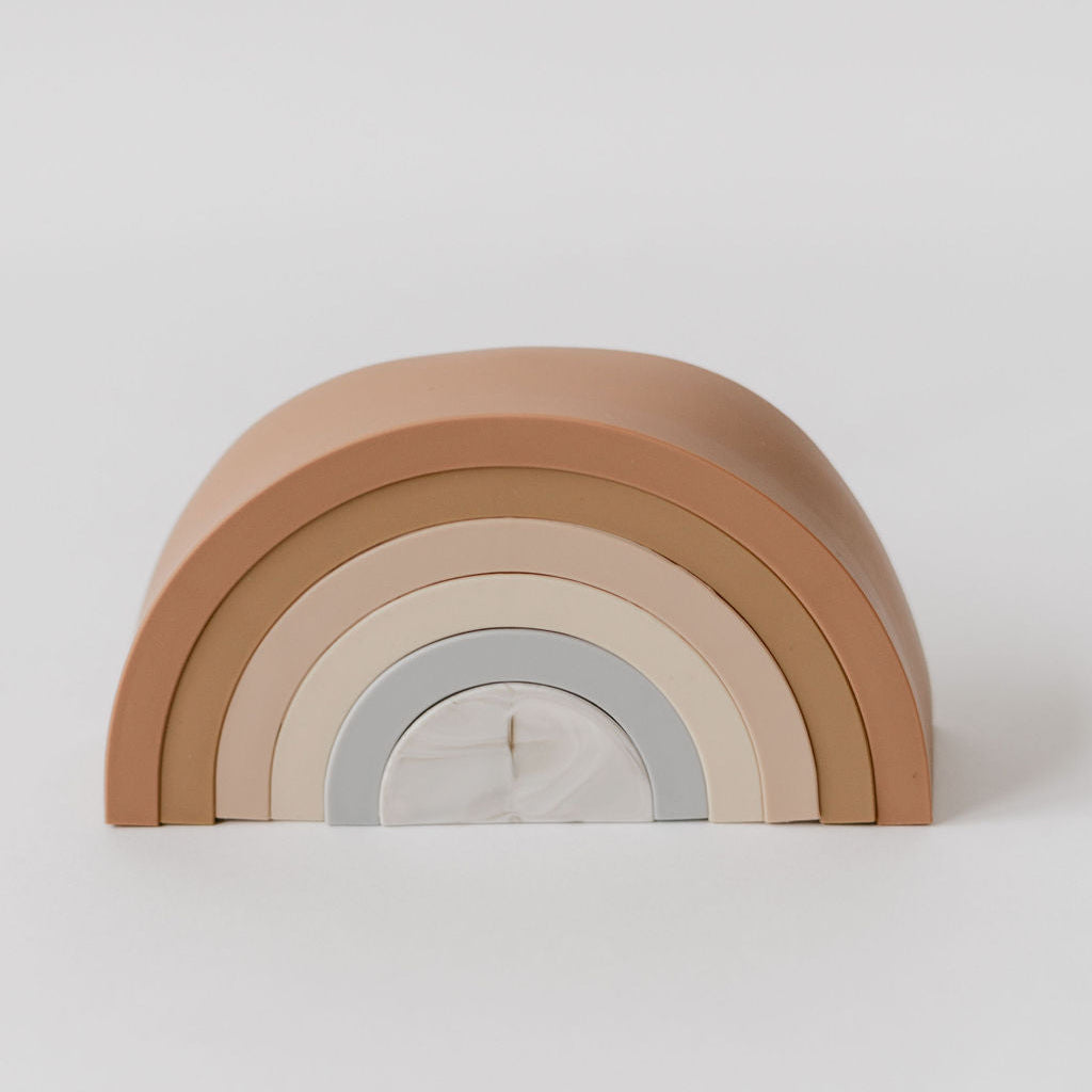 Silicone Stacking Rainbow
