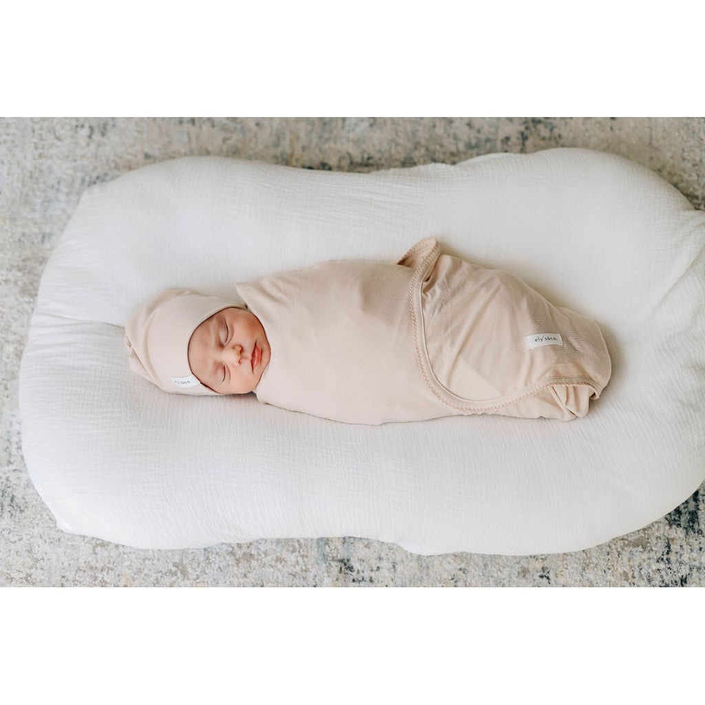 Modal Swaddle & Beanie Set in Gift Box - HoneyBug 