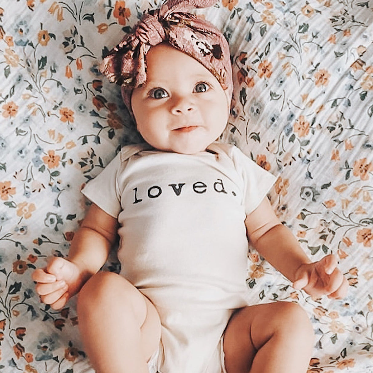 Loved. - Organic Cotton Bodysuit - HoneyBug 