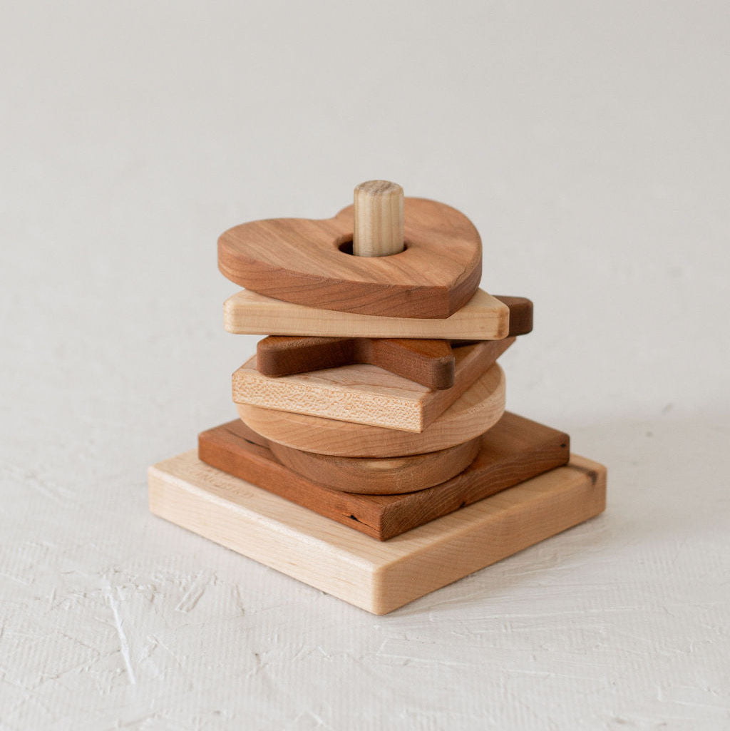 Wooden Shape Stacker