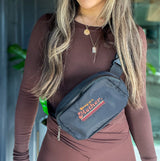 Strong as a mother™- Embroidered Belt Bag - HoneyBug 