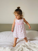 Pink Flamingo Smocked Dress