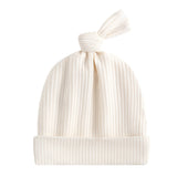 Oatmeal Ribbed Baby Beanie Hat