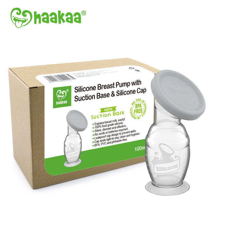 Haakaa Gen 2 Silicone Pump with Silicon Lid 1 Set