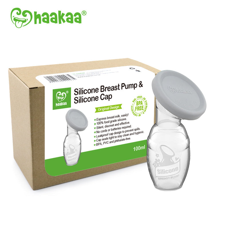 Haakaa Gen 1 Silicone Pump with Silicon Lid 1 Set