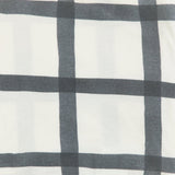 Indigo Windowpane Swaddle II - HoneyBug 
