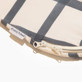 Indigo Windowpane Blanket Sleeper - HoneyBug 