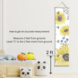 Canvas Kids Growth Chart - Rainbow