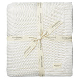 Chunky Knit Throw Blanket - Ivory