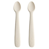 Silicone Feeding Spoons 2-Pack - Ivory - HoneyBug 