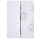 Crib Sheet Set - Grey Dottie - HoneyBug 