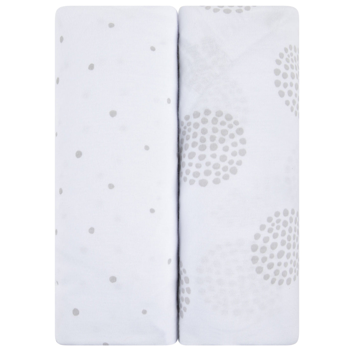 Bassinet Sheet Set - Grey Dottie