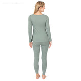 Jane Nursing Pajama Set | Sage - HoneyBug 