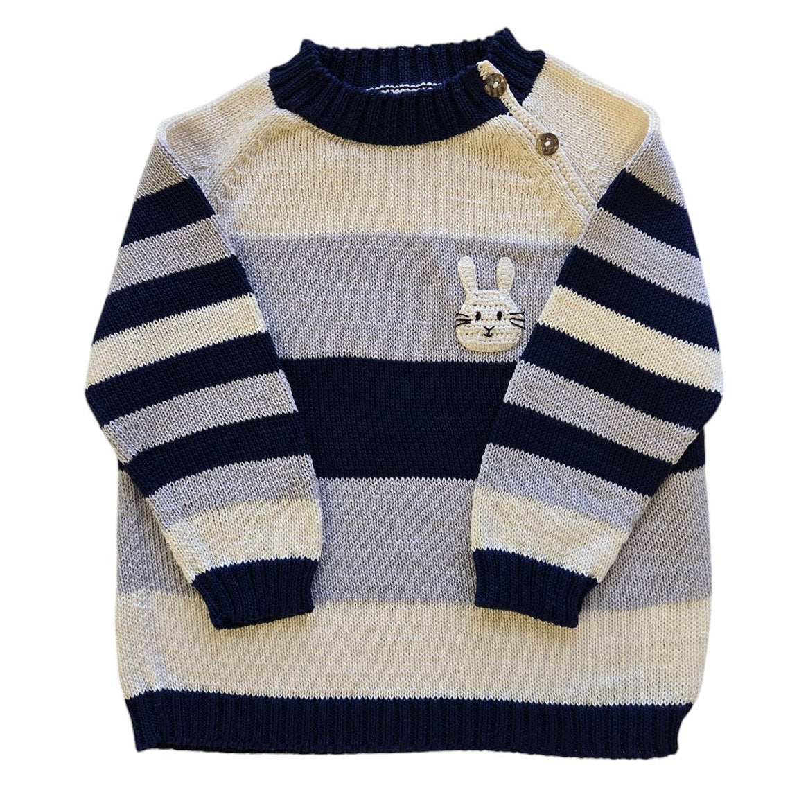 Bunny Striped Sweater