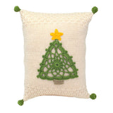 Crochet Tree Mini Pillow