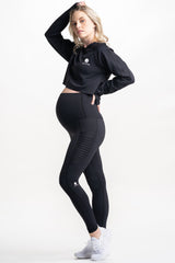 Kahina Pullover Maternity Postpartum Crop Top - HoneyBug 