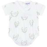 Blue Lamb Print Bubble - HoneyBug 