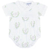 Blue Lamb Print Bubble - HoneyBug 