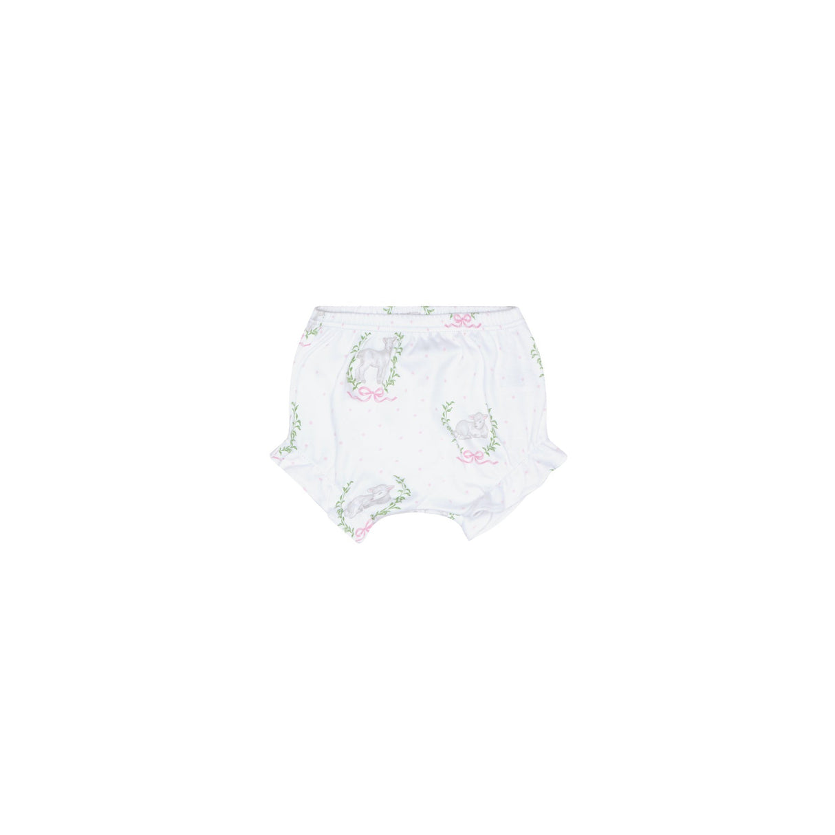 Pink Lamb Print Diaper Cover Set - HoneyBug 