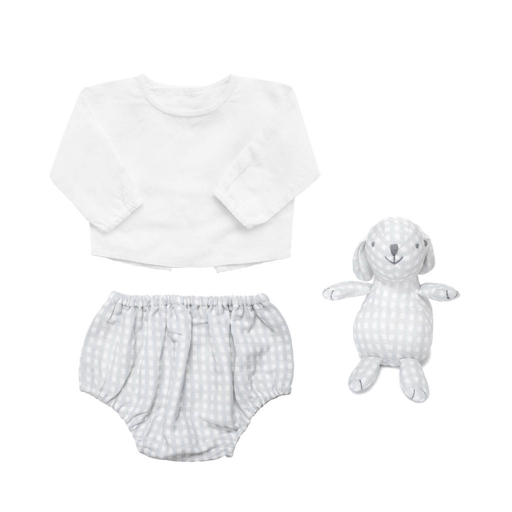 Outfit and Bunny Gift Set - HoneyBug 