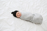 Snuggle Swaddle - Ribbed Heathered Gray