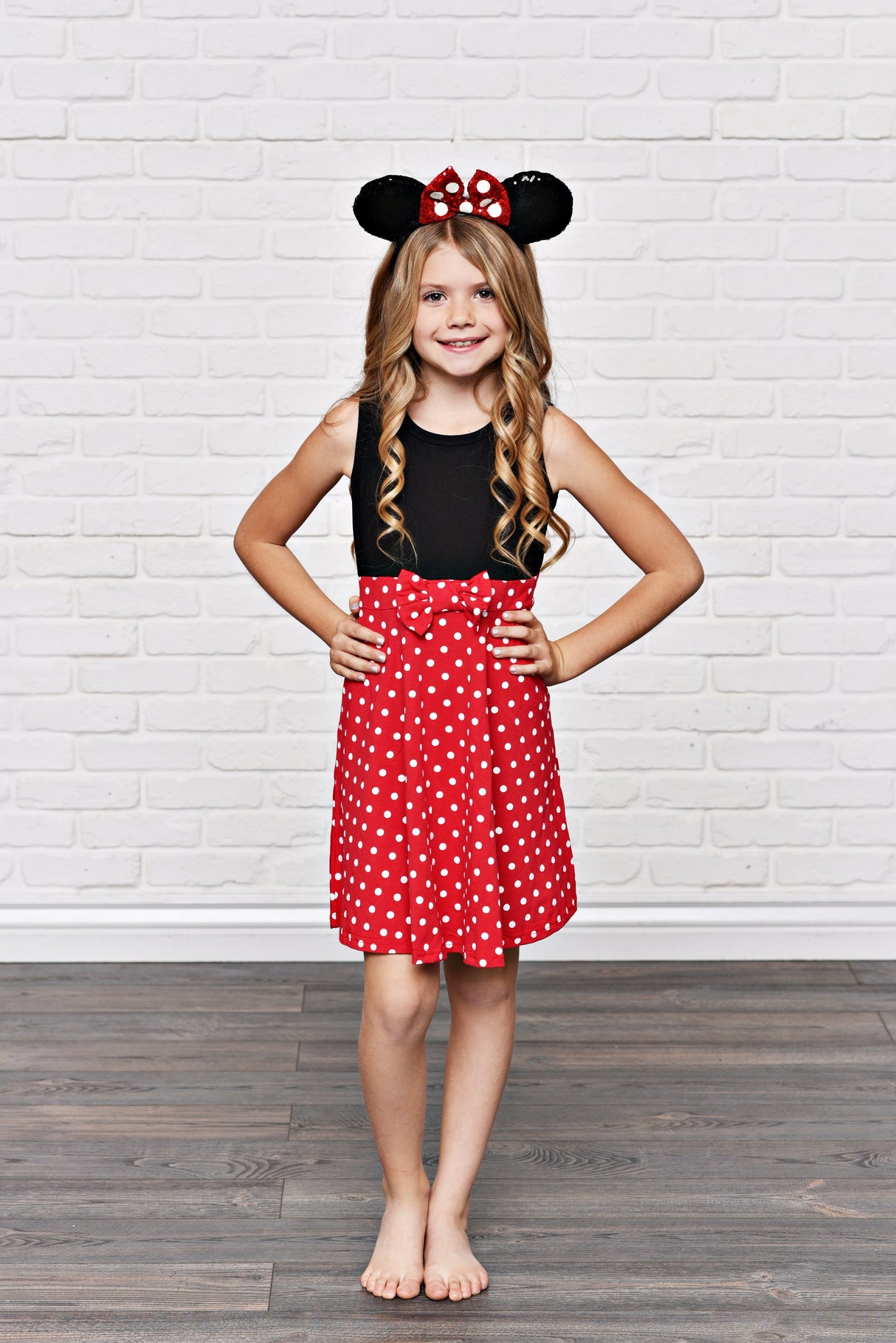 Red Girl Mouse Dress